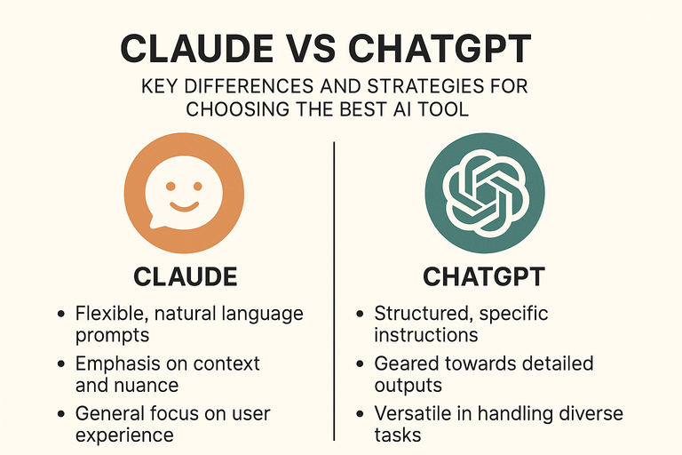 Claude vs ChatGPT Prompts: Key Differences and Strategies for Choosing the Best AI Tool 1 Claude vs ChatGPT prompts