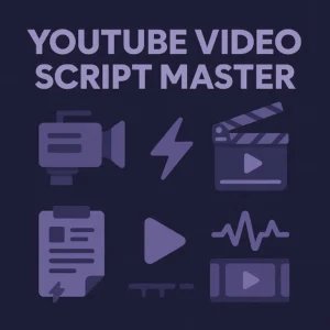 YouTube Video Script Master