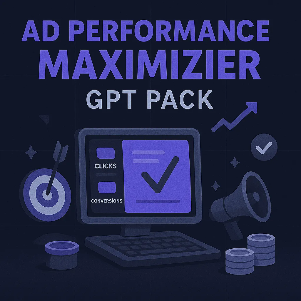Ad Performance Maximizer GPT Pack – 3 GPTs