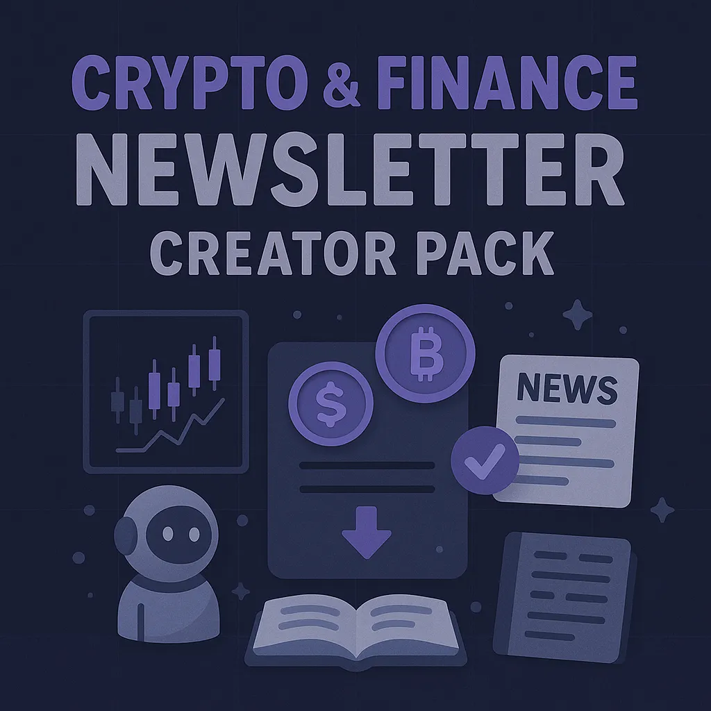 Crypto & Finance Newsletter Creator Pack – 3 GPTs