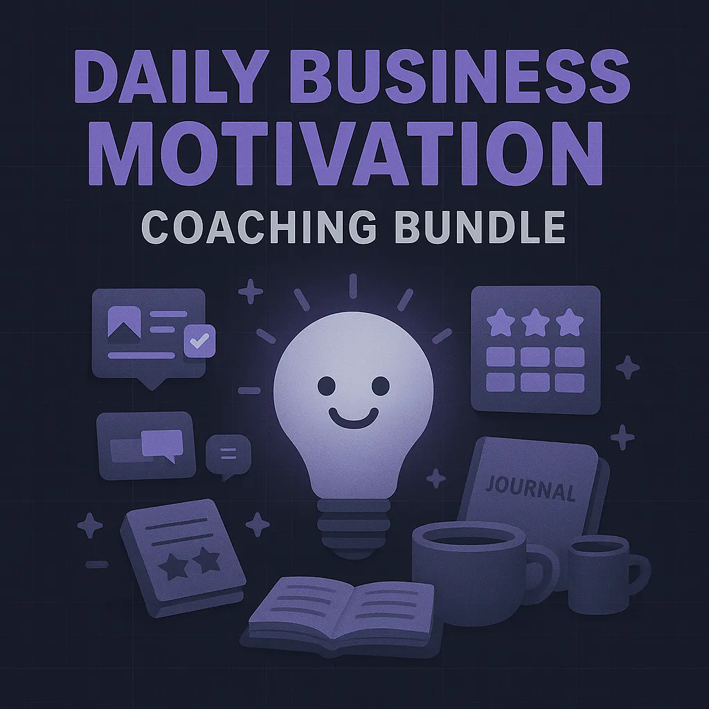 Daily Business Motivation & Coaching Bundle – 4 GPTs